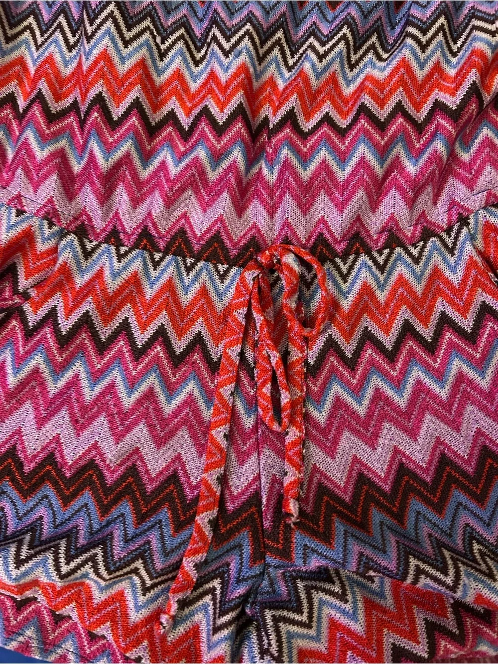 Women’s Pink Chevron Strapless Romper Shorts